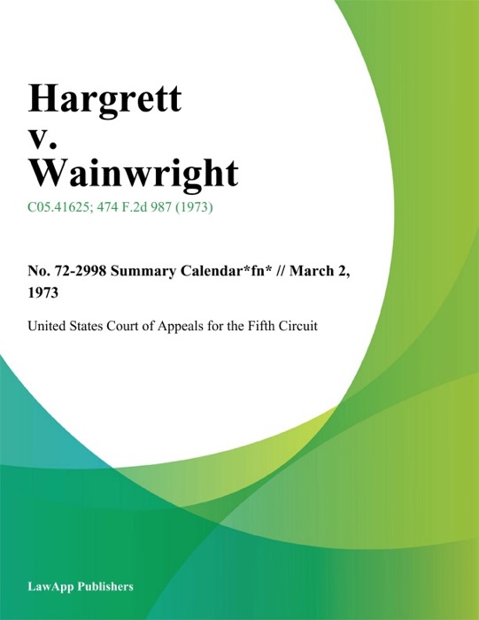 Hargrett v. Wainwright