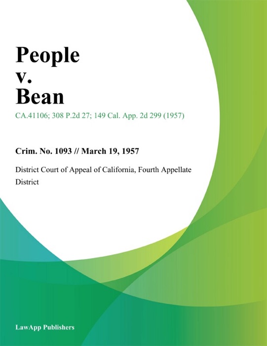 People V. Bean