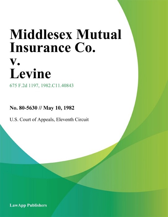 Middlesex Mutual Insurance Co. v. Levine