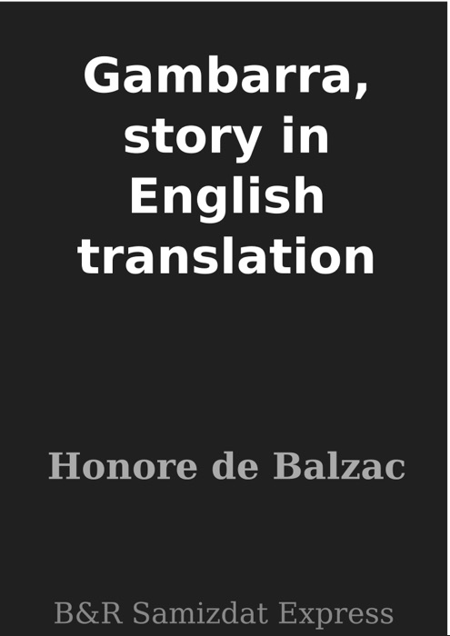 Gambarra, story in English translation