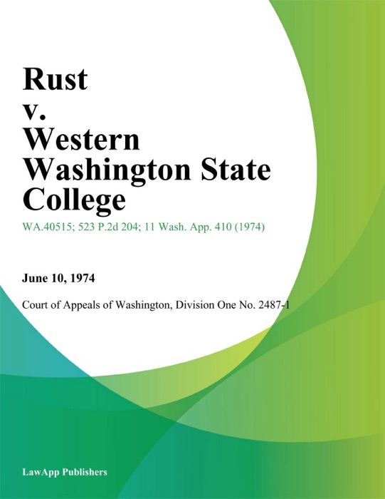 Rust V. Western Washington State College