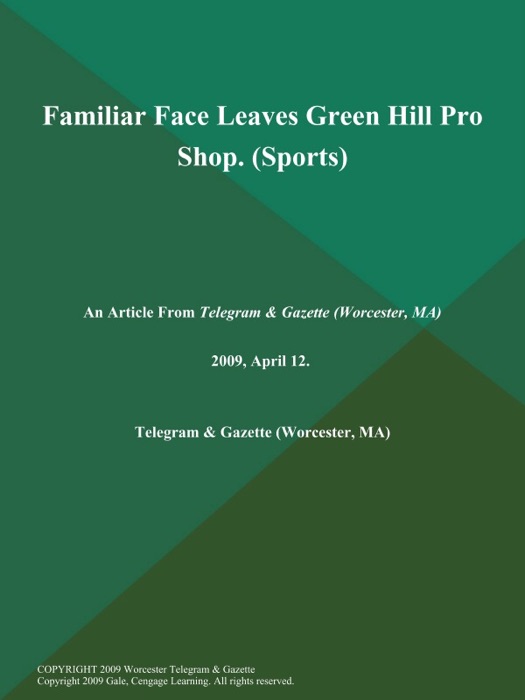 Familiar Face Leaves Green Hill Pro Shop (Sports)
