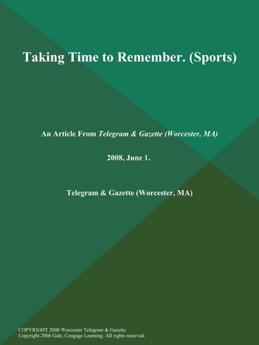 Taking Time to Remember (Sports)