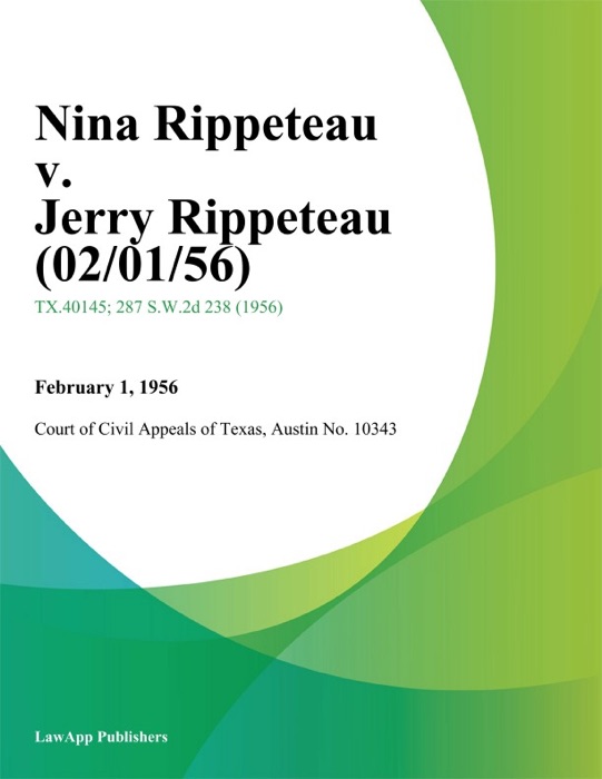 Nina Rippeteau v. Jerry Rippeteau