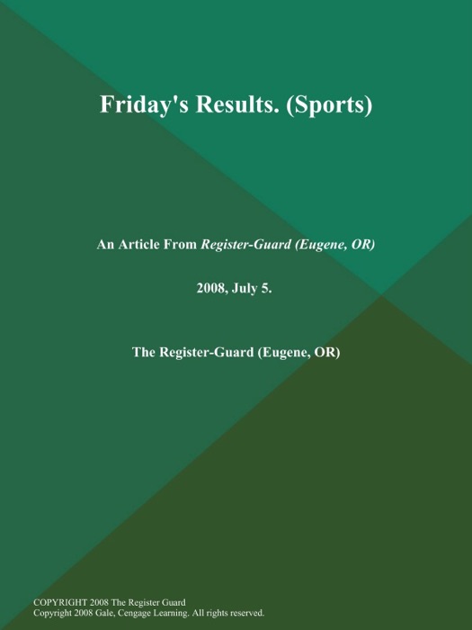 Friday's Results (Sports)