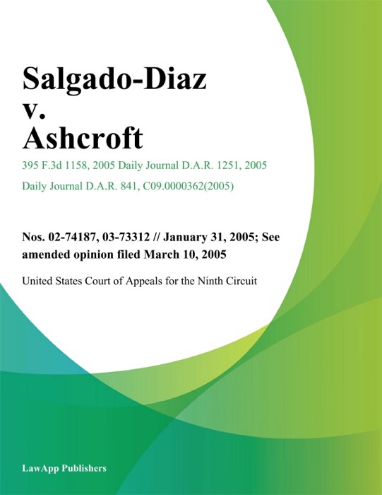 Salgado-Diaz v. Ashcroft