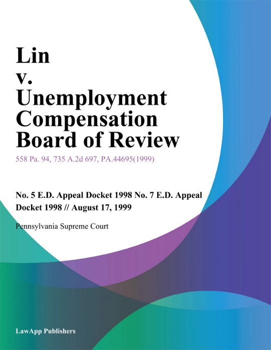 Lin v. Unemployment Compensation Board of Review