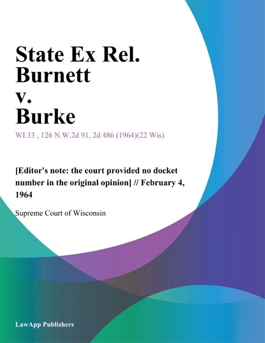 State Ex Rel. Burnett v. Burke