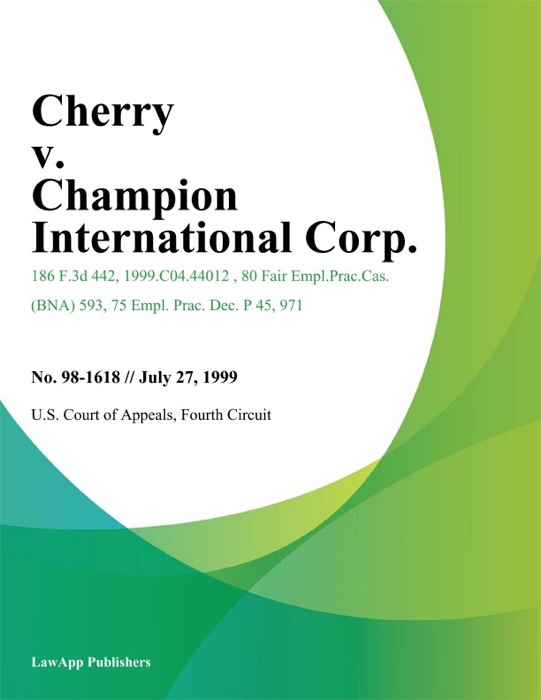 Cherry v. Champion International Corp.