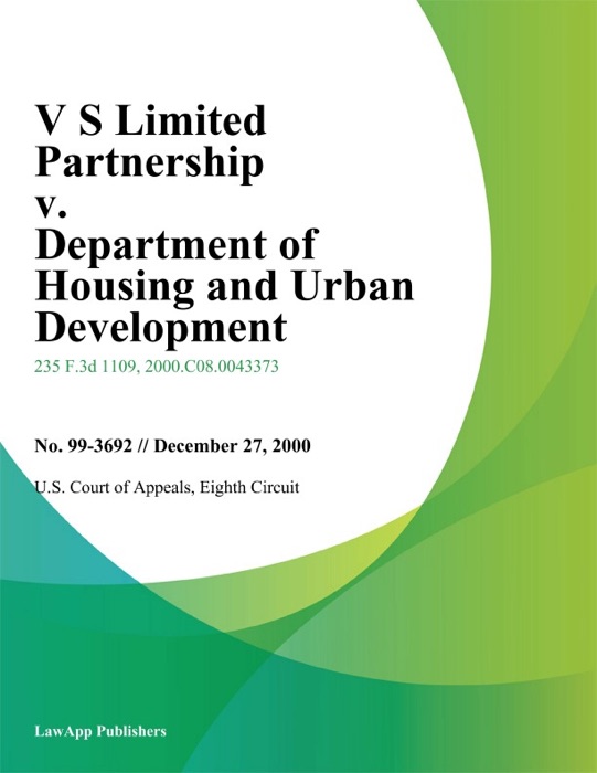 V S Limited Partnership v. Department of Housing and Urban Development