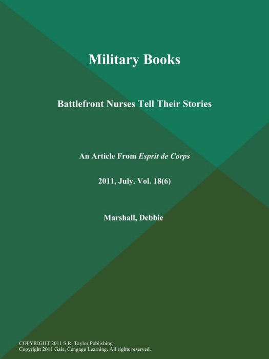 Military Books: Battlefront Nurses Tell Their Stories
