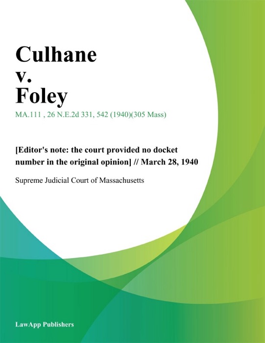 Culhane v. Foley