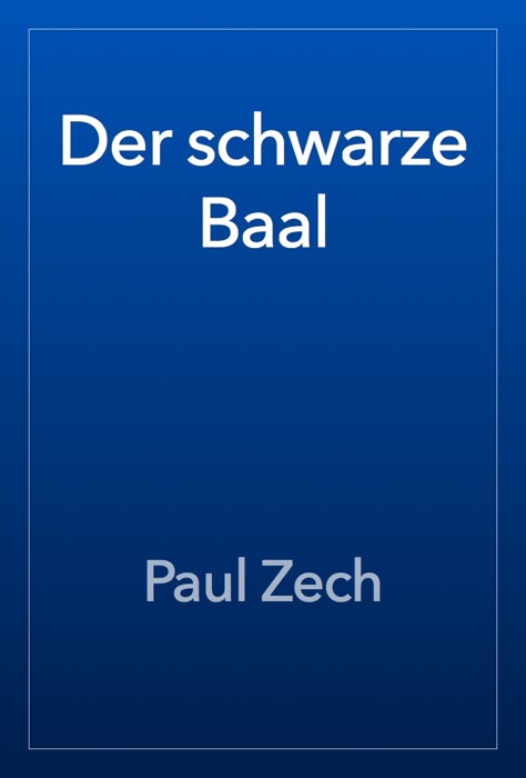 Der schwarze Baal