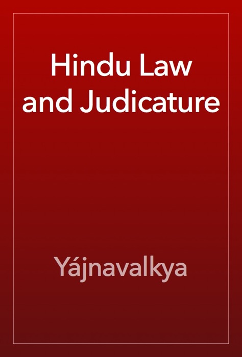 Hindu Law and Judicature