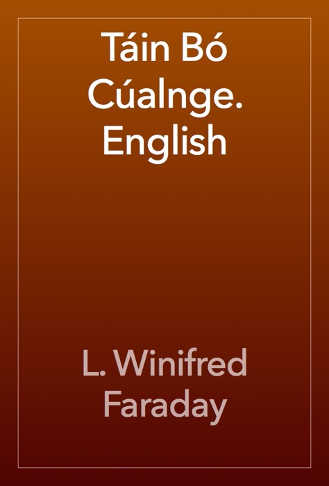 Táin Bó Cúalnge. English