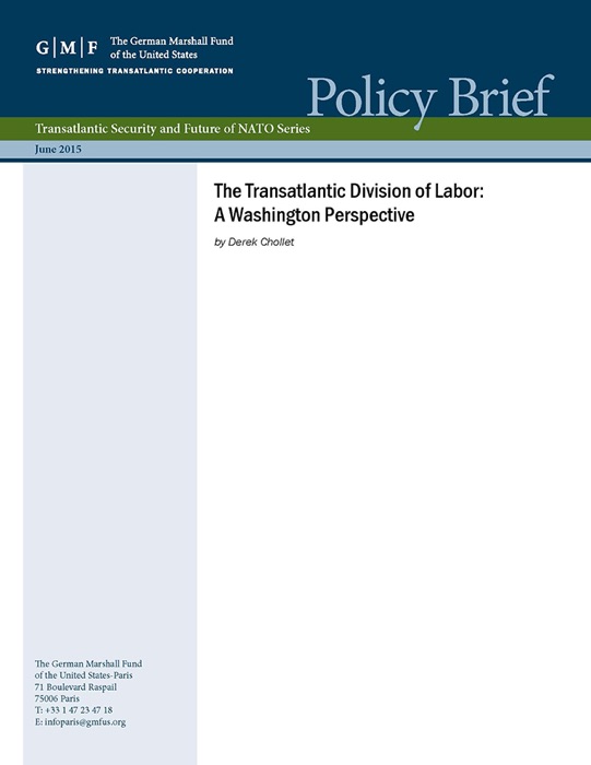 The Transatlantic Division of Labor: A Washington Perspective