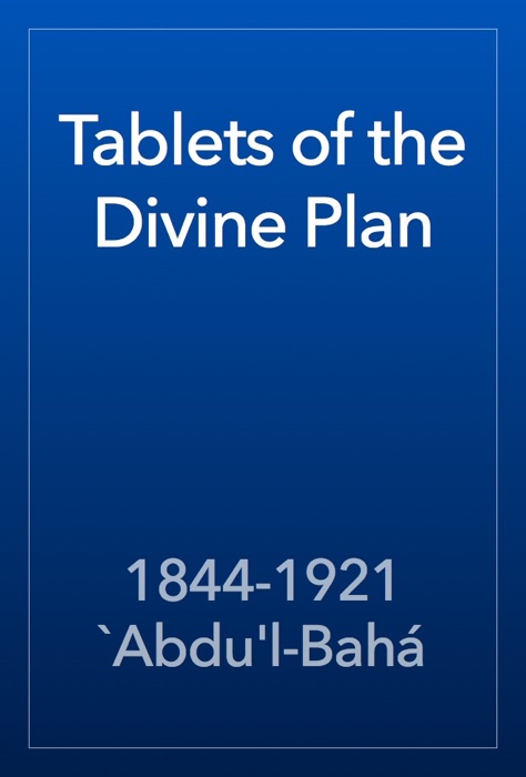 Tablets of the Divine Plan