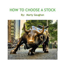 How To Choose A Stock