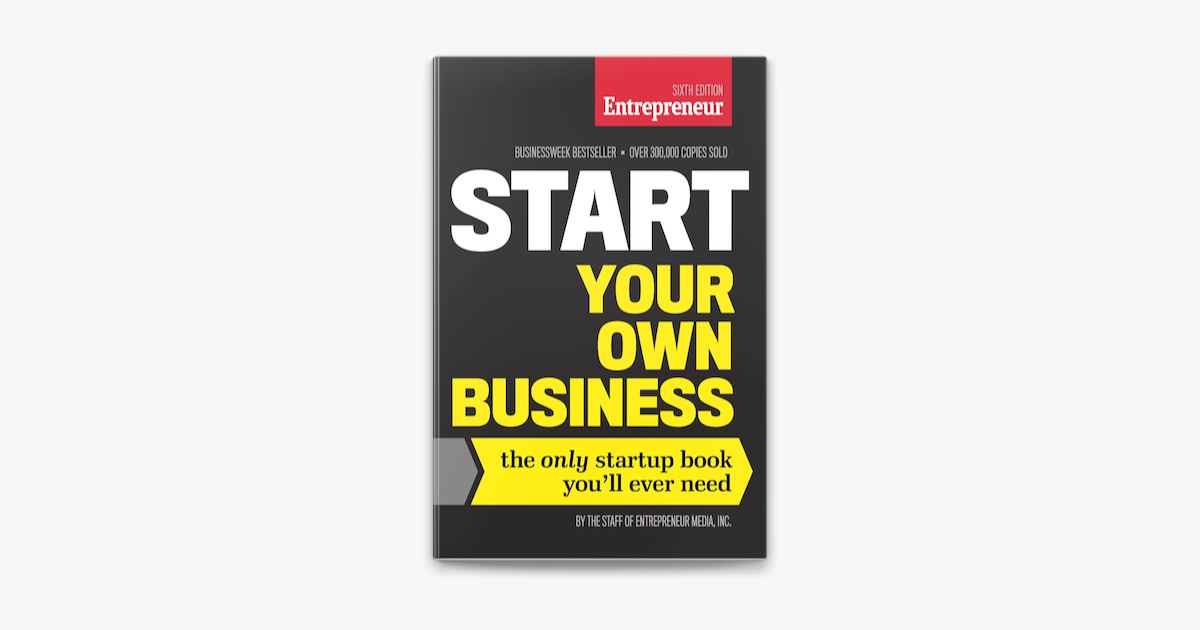 book to start your own business