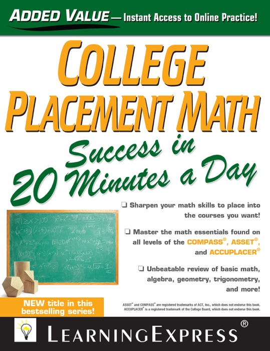 College Placement Math Success in 20 Minutes a Day