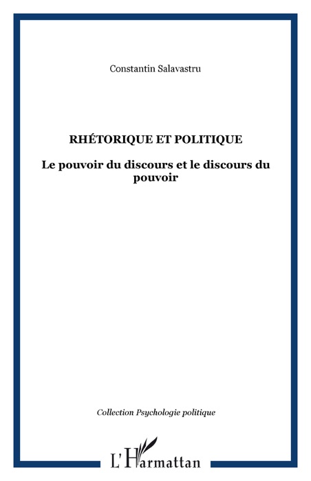 Rhétorique et politique