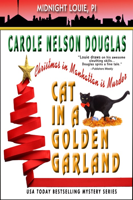 Cat in a Golden Garland