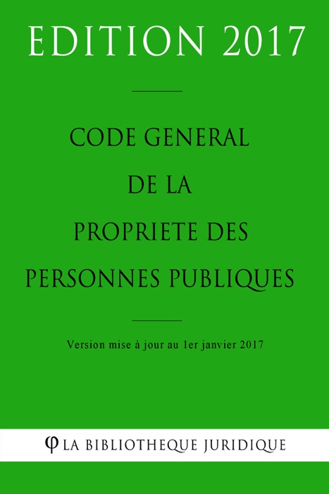 Code général de la propriété des personnes publiques 2017