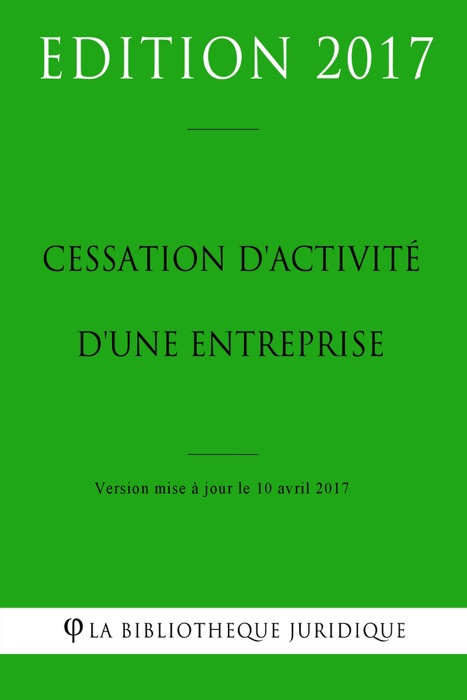 Cessation d'activité d'une entreprise