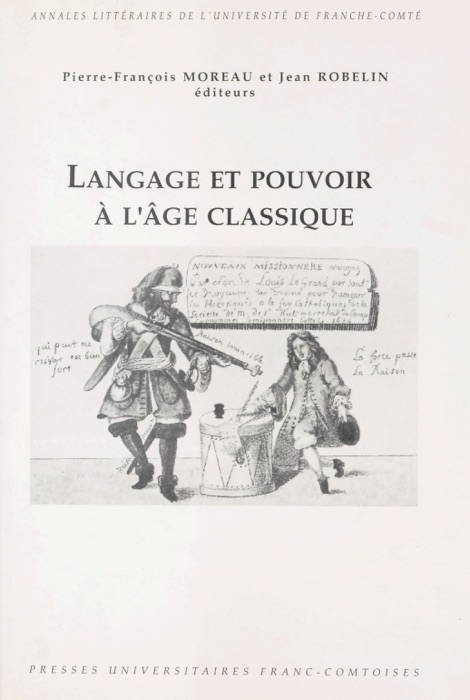 Langage et pouvoir à l'âge classique