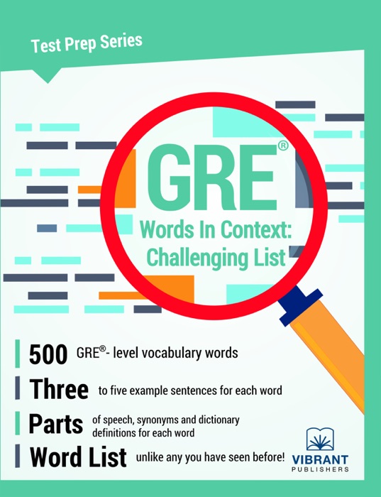 GRE Words In Context: Challenging List