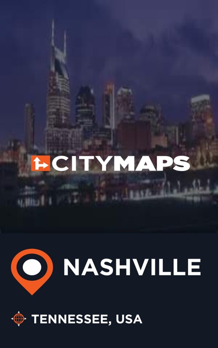 City Maps Nashville Tennessee, USA