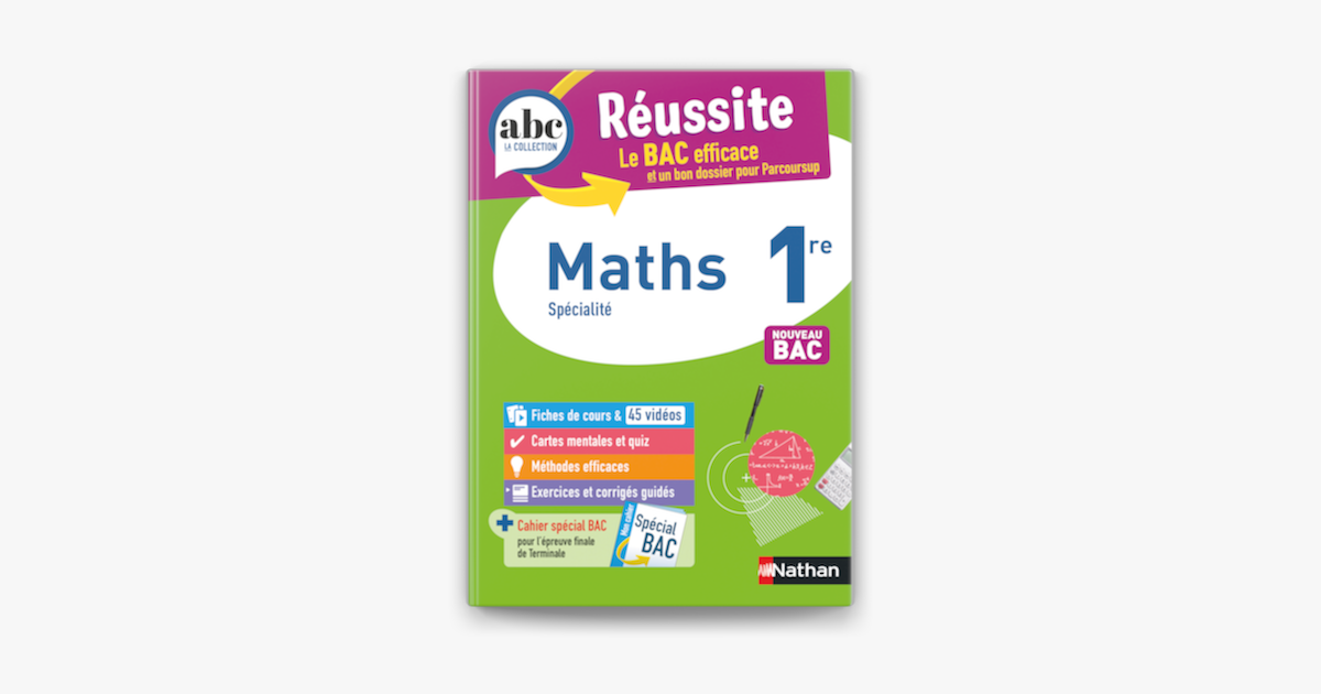 ‎maths 1re Abc Réussite Bac 2023 Programme De Première 2022 2023 Enseignement De 0048