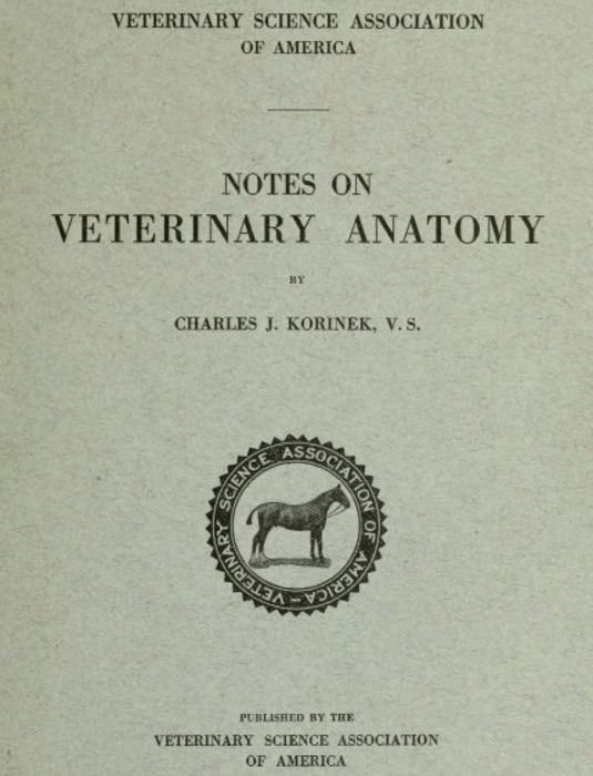 Notes on Veterinary Anatomy