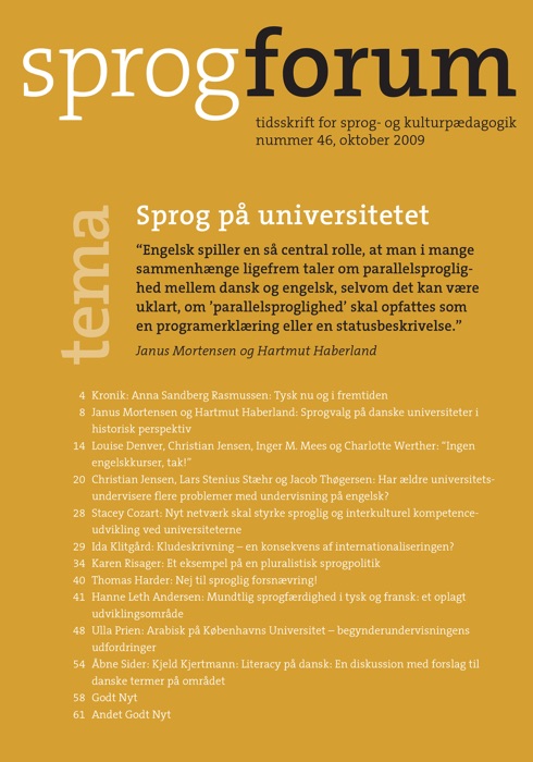 Sprog pa universitetet