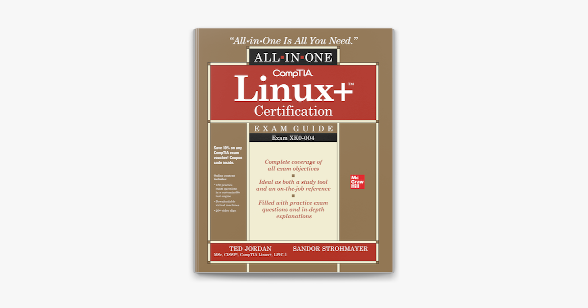 CompTIA Linux+ Certification All-in-One Exam Guide: Exam XK0-004 on Apple  Sns-Brigh10