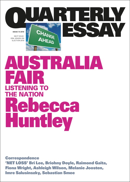 Quarterly Essay 73 Australia Fair