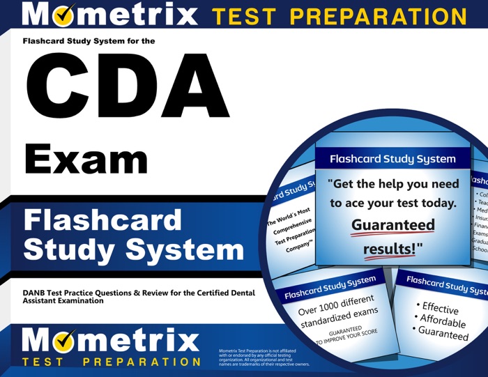 Flashcard Study System for the CDA Exam: