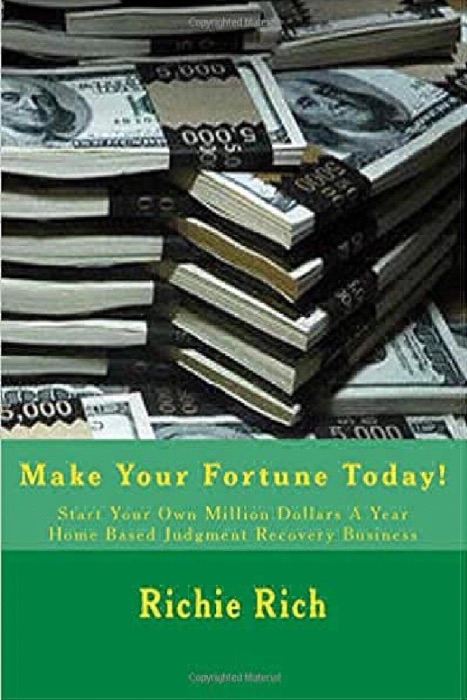 Start Your Own Million Dollars A Year Home Based Judgment Recovery Business.