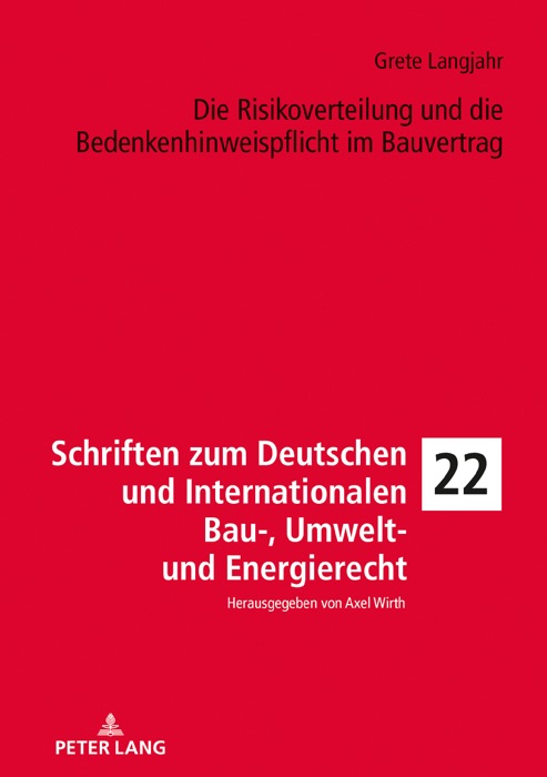 Die Risikoverteilung und die Bedenkenhinweispflicht im Bauvertrag