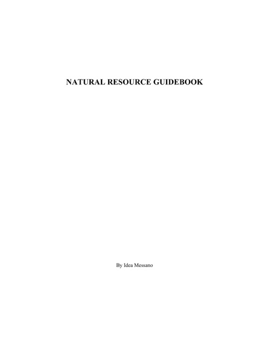 Natural Resource Guidebook