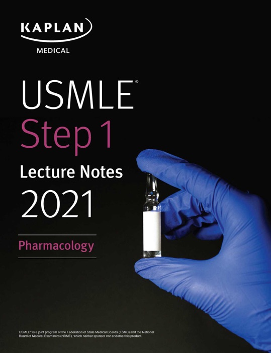 USMLE Step 1 Lecture Notes 2021: Pharmacology