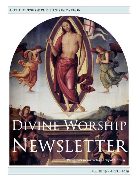 Divine Worship Newsletter - April  2019