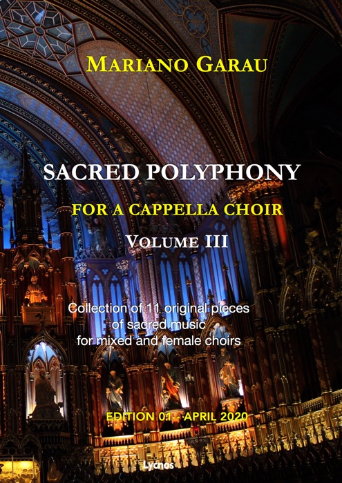 SACRED POLYPHONY FOR A CAPPELLA CHOIR - Volume 3