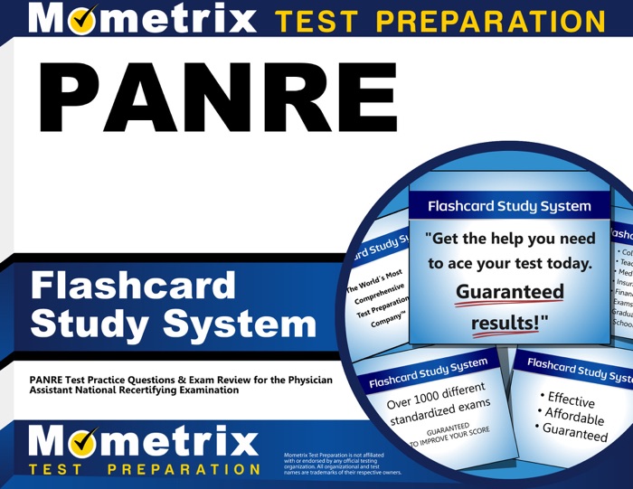 PANRE Flashcard Study System: