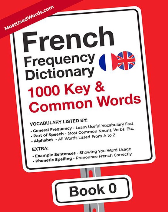 French Frequency Dictionary - 1000 Key & Common French Words in Context