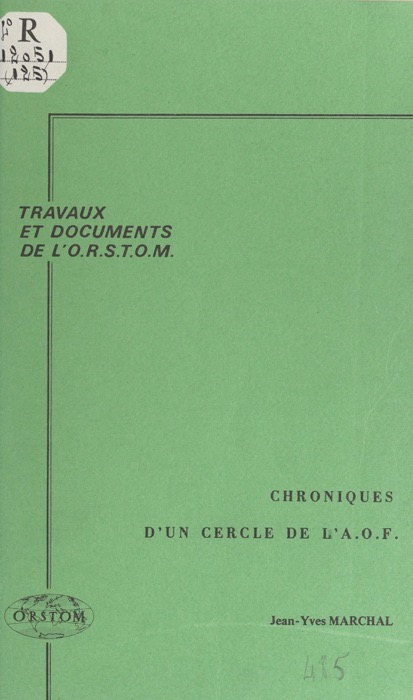 Chroniques d'un cercle de l'A.O.F.