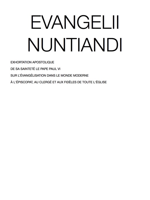 Evangelii Nuntiandi