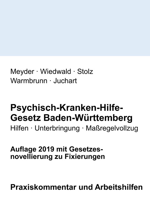 Psychisch-Kranken-Hilfe-Gesetz Baden-Württemberg