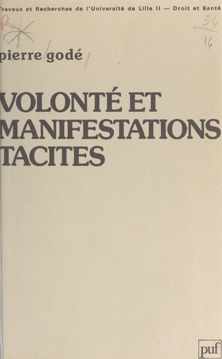 Volonté et manifestations tacites