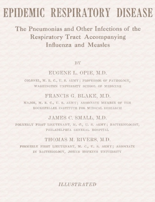 Epidemic Respiratory Disease 1921